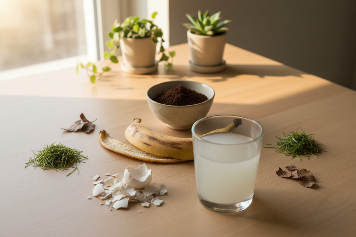De Beste Natuurlijke Meststoffen voor Kamerplanten: Keukenhacks die Echt Werken!