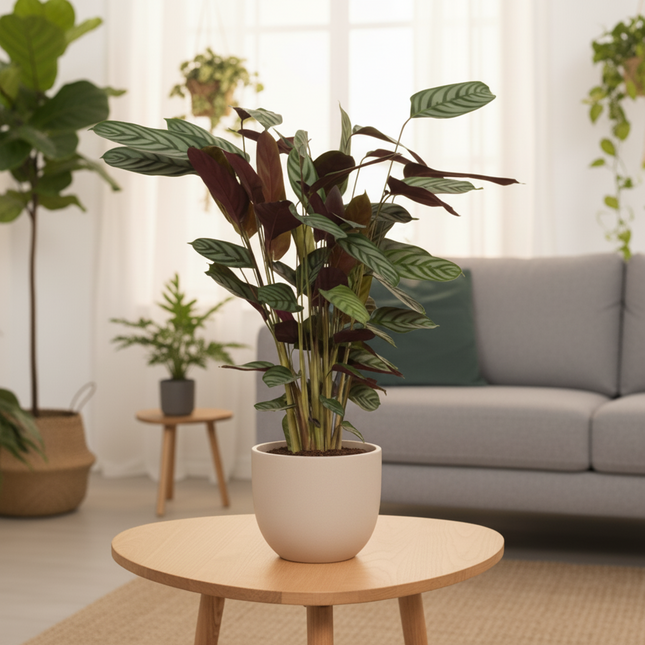 Calathea Compactstar in woonkamer