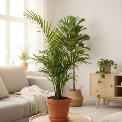 Phoenix Canariensis op tafeltje in woonkamer