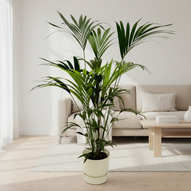 Kentia palm inclusief elho Greenville Round wit