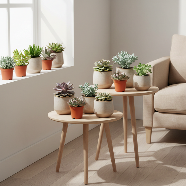 Succulenten Mix - 10 cm - Ø8,5 - 18